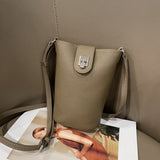 fashion new first-layer cowhide mobile phone bag crossbody small bag genuine leather women's bag shoulder bag change bag 868