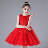 Kamames  Children's Princess Dress Summer Clothes Children's Wear Western Style Girls' Summer Dress Children Tulle Tutu Children's Day Performance Dress