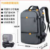 KAMAMES New Waterproof Derm Backpack Men's Printed Logo Large Capacity Scalable Travel Bag Multi-Functional Computer Backpack