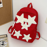 Customized Schoolbag Primary School Student  New Five-Pointed Star Backpack Junior High School Student Girl Cute Backpack