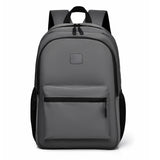 2025 Customized men's and women's backpacks start school, new junior and high school student schoolbags, simple solid color Korean version, small fresh backpacks