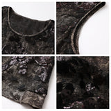New Chinese style women's clothing  new temperament light luxury beads embroidered skirt vest two-piece set women's N4079
