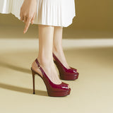 2025 1688-A fish mouth high-heeled sandals women's 2025 summer new stiletto high-heeled shoes waterproof table not tired feet single shoes