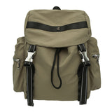 2025 Light travel large capacity backpack new drawstring design men and women the same simple outdoor leisure backpack