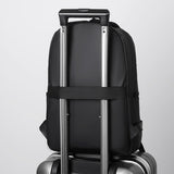 2025  new backpack trendy fashion versatile business bag simple leisure commuting leather film backpack