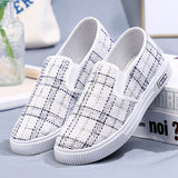 kamames New Canvas Shoes Women's Slip-on Flat Student Shoes Cross-Border Foreign Trade Stall Wholesale Soft Bottom Non-Slip Casual Shoes