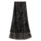 New Chinese style women's clothing  new temperament light luxury beads embroidered skirt vest two-piece set women's N4079