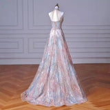 neck evening dress New sense 2025 new light luxury niche style toast dress bridal banquet dress