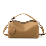 KAMAMES 2025 TOGO first-layer cowhide women's bag fashion leather New Boston bag versatile trend portable messenger bag