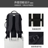 KAMAMES New Waterproof Derm Backpack Men's Printed Logo Large Capacity Scalable Travel Bag Multi-Functional Computer Backpack