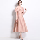 Bridesmaid Dress Premium Sister Dress Muse Fan Solid Color Skinny Satin Medium and Long Slim Dress Summer