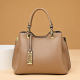2025 wholesale women's handbag new temperament large capacity shoulder messenger bag simple  tote bag women