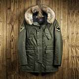 KAMAMES 2025 Low price clearance!! Padded-on men's winter Korean version trend thickened medium and long hooded casual jacket trendy padded jacket