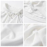 summer new celebrity daughter bead shirt high waist short skirt two-piece set light luxury temperament set M4265