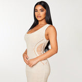 2025Popular,  popular summer new beach skirt women solid color sexy knitted beach bikini swimsuit blouse sunscreen clothing