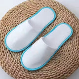 kamames Niche Non-Collision Tassel Canvas Shoes Half Slippers Women's Summer Outdoor Shoes Breathable Casual Shoes Slip-on White Shoes