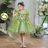 Kamames  FARCENT Children's Princess Dress Flower Girl Host Costume for Piano Performance Girl's Dress Birthday Children's Day