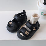 KAMAMES Summer Baby Sandals 1-2-3 Years Old Soft Bottom Non-Wear Toddler Shoes Boy's Casual Shoes Girls Classic Style Children's Shoes