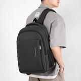 2025 Men's backpack  commuting Business trip Computer backpack Leisure business Comfortable versatile multi-functional backpack