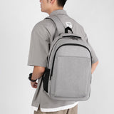 2025 Men's backpack  commuting Business trip Computer backpack Leisure business Comfortable versatile multi-functional backpack