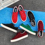 kamames Spring New Suede Retro Lovers Shoes Versatile Lace up Casual Men's and Women's Canvas Shoes Trend Skate Shoes