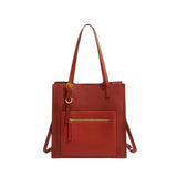 2025 Tote bag women's autumn and winter large-capacity shoulder bag high-end sense contrasting color Korean version handbag commuter tote bag