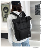 KAMAMES New Backpack Middle School Student Leisure Travel Backpack Female Computer Bag Student Schoolbag Multi-Functional Business Men's Backpack