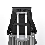 2025 Customized men's backpack casual simplicity high sense large capacity backpack commuting business trip college student computer backpack