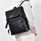 2025  new diamond backpack men's casual commuting large capacity trendy cool design men's backpack wholesale