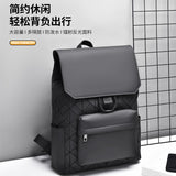 Computer Backpack Men's Business Colorful Laser Reflective Travel Backpack Large Capacity Design Drawstring Backpack