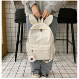 Cute Schoolbag Women's Korean-Style High School Student Soft Girl Junior High School Student Primary School Student Large Capacity Leisure Travel Backpack