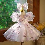 Kamames  Girl's Dress Little Girl FARCENT Umbrella Princess Dress Children's Host Piano Performance Children's Day Performance Costume