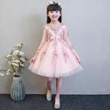 Kamames  Girl's Princess Dress Flower Girl Wedding Dress Children's Piano Performance Costume Catwalk Tulle Tutu Birthday Party Formal Dress Host Summer