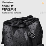 Computer Backpack Men's Business Colorful Laser Reflective Travel Backpack Large Capacity Design Drawstring Backpack