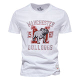 KAMAMES 2025 Clearance Treatment Summer Casual Printing Men's Short Sleeve T-Shirt Cotton Crew Neck Fashion Sports Breathable Pure Cotton Bottom Shirt