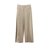 2025 [Guangzhou Six Meters] Tencel Cotton Casual Pants Women's 2025 Thirteen Lines Summer New High Waist Skinny Long Pants T009