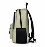 2025 Customized men's and women's backpacks start school, new junior and high school student schoolbags, simple solid color Korean version, small fresh backpacks