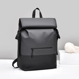 2025 Customized men's backpack, large capacity, simple and versatile, anti-splashing computer backpack, business and leisure design backpack