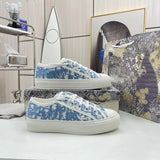 kamames High Version  Letters Embroidered Canvas Shoes Raise the Bottom Lace up All-Match Casual Shoes Presbyopic Low-Top Sneakers Women