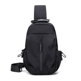 2025  casual messenger bag, simple and versatile men's outdoor sports breast bag, large-capacity student shoulder messenger bag