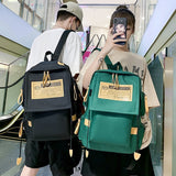 KAMAMES Korean Style Female Middle School Student Schoolbag Wholesale Backpack Men's Printed Logo Large Capacity Travel Bag Business Computer Backpack