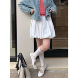 2025 THE MIND High Waist Skinny Bud Skirt 2025 Thirteen Lines Summer New Korean Version Simple Versatile Short Skirt T269