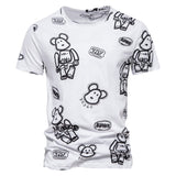 KAMAMES 2025 Clearance processing  men's short-sleeved popular pure cotton sports round neck heavy-duty high-quality half-sleeved men's T-shirt wholesale