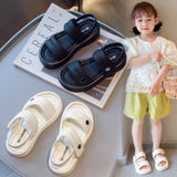 KAMAMES New Children's Sandals  Summer Casual Girl Sandals Boys Beach Toeless Shoes Fashion Sandals