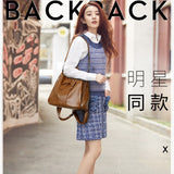 Factory Direct Sales Bag  Autumn and Winter New Fashion Bowknot Backpack Large Capacity College Style Anti-Theft Bag