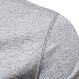 KAMAMES 2025 Hot trade New clothes men's t-Henry crew neck short-sleeved T-shirt heavy men's slim-fit solid-color sports bottoming shirt