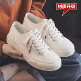 kamames New Canvas Shoes Women's Summer Thin Mesh Breathable Big Head Mesh Shoes Summer Thick Bottom Versatile Small White Sneaker