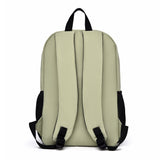 2025 Customized men's and women's backpacks start school, new junior and high school student schoolbags, simple solid color Korean version, small fresh backpacks