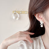 2025 drop glaze camellia pearl zircon earrings s925 silver needle small fragrance elegant fashion temperament sweet stud earrings