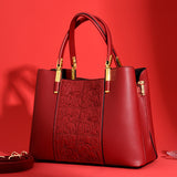 2025 Women's bag autumn and winter new national style embroidered women's handbag high-end mother bag fashion handbag women can cross